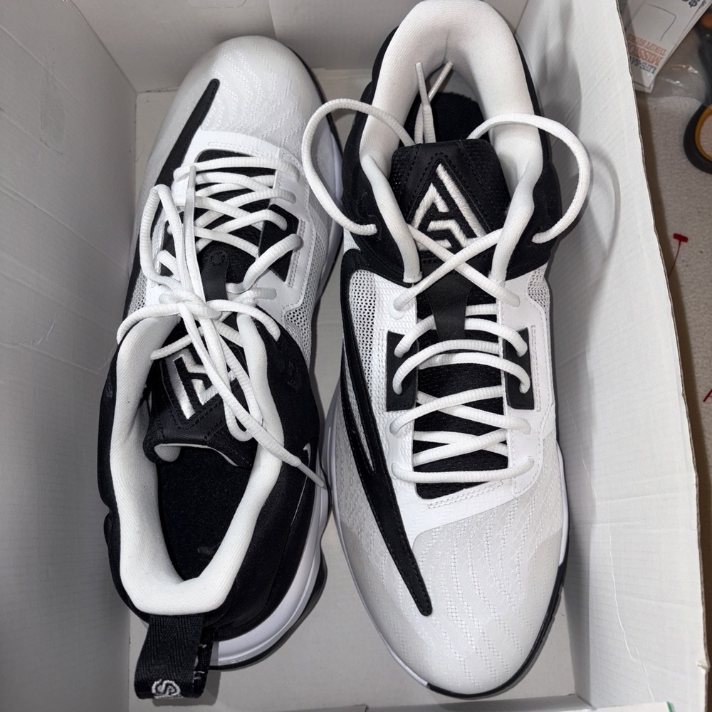 New Mens Size 14 White Nike Giannis Immortality 3 Basketball Shoes DZ7533 100 - Picture 5 of 6